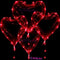 Red Heart Light Up Balloons